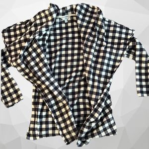 Croft & Barrow | Black and White Fleece Jacket